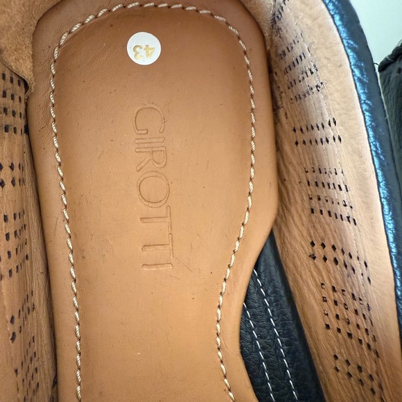 NEW GIROTTI 5260 Men's LOAFERS MOCCASINS Made in ITALY 43 9.5-10 US $235 retail - Picture 2 of 6